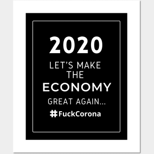 Let's make US economy great again Posters and Art